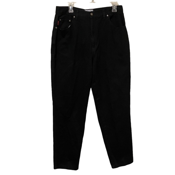 Bugle Boy For Her Vintage 90's High Waisted Black Jeans - Picture 1 of 6